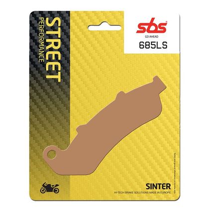 Plaquettes de freins SBS 685LS Sinter Métal Fritté arrière