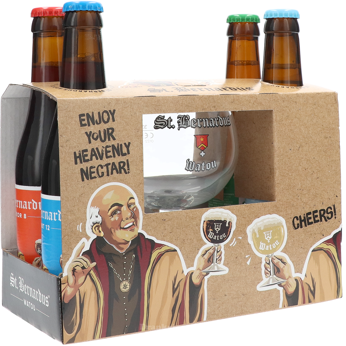 St. Bernardus Cadeaupakket Basic Met Glas 132 cl
