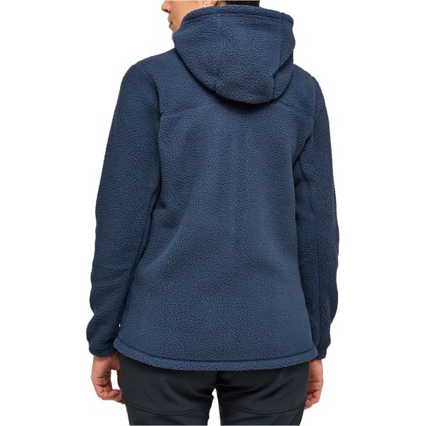 Veste polaire HAGLÖFS HAGLOFS MALUNG PILE HOOD WOMEN TARN BLUE