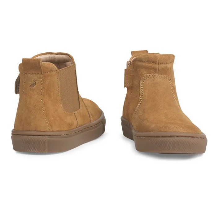 Petit Nord Chelsea Boots Sporty Zip | Camel
