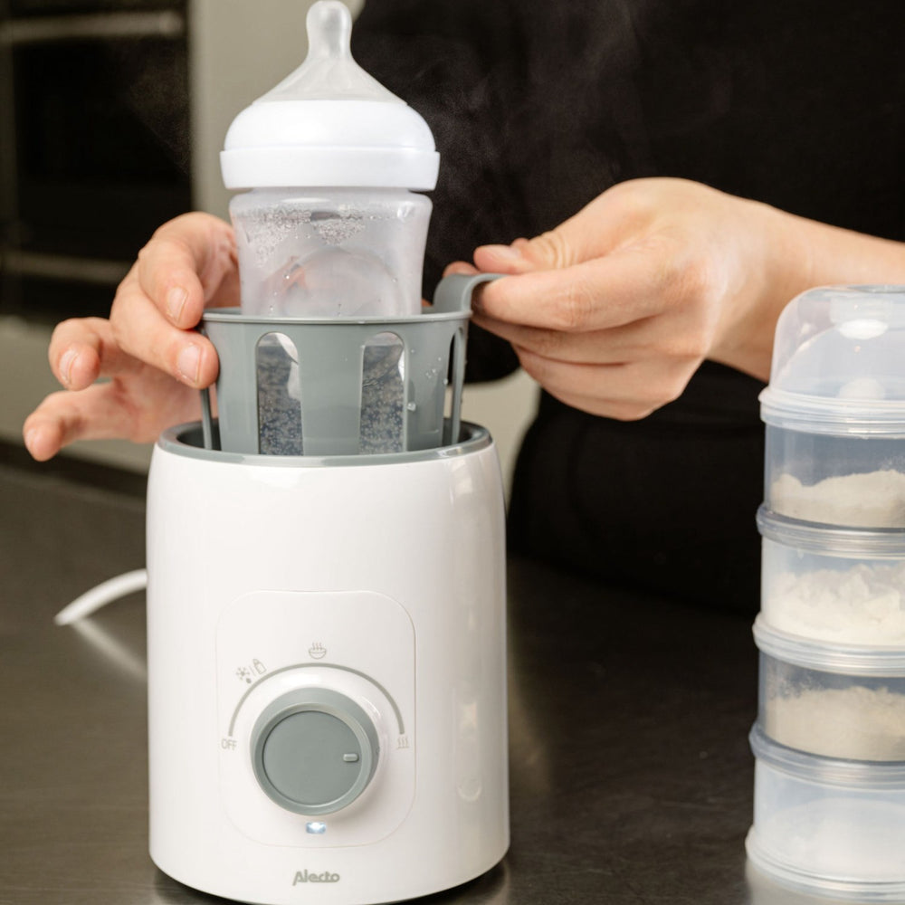 Køb Alecto White Flaske Warmer