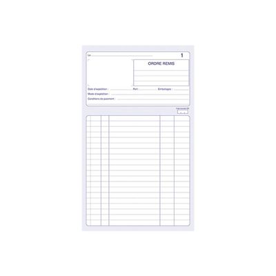 ELVE - Manifold Carnet d'ordres - 50 tripli - 21 x 14 cm