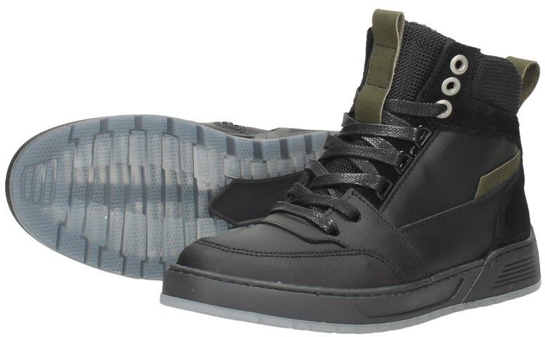 Sub55 Veterschoenen Hoog zwart