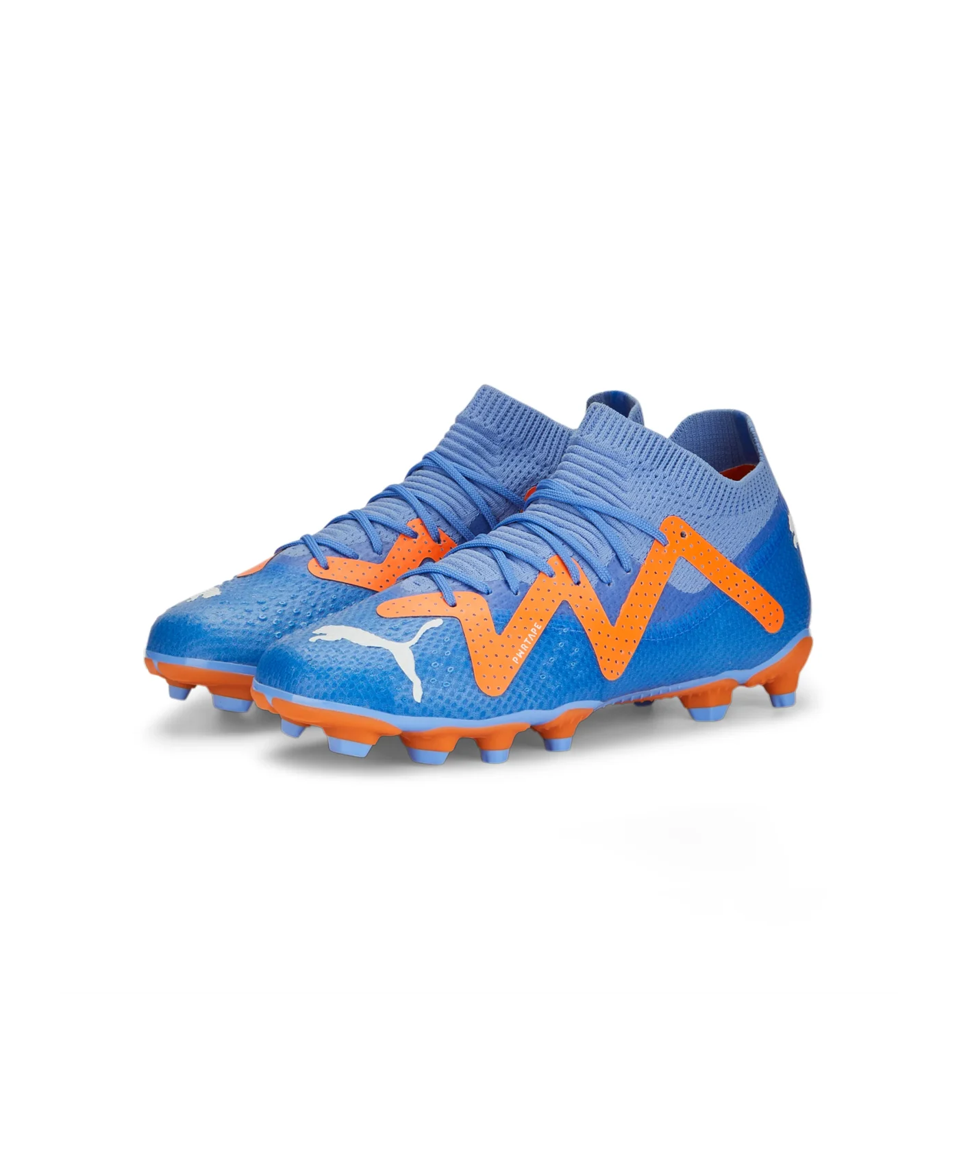 PUMA FUTURE Pro FG/AG Supercharge Kids Blau Orange F01
