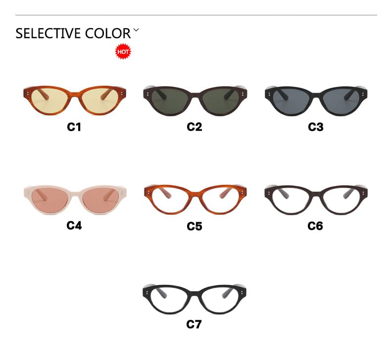 iLANURA - Cat Eye Retro Zonnebril