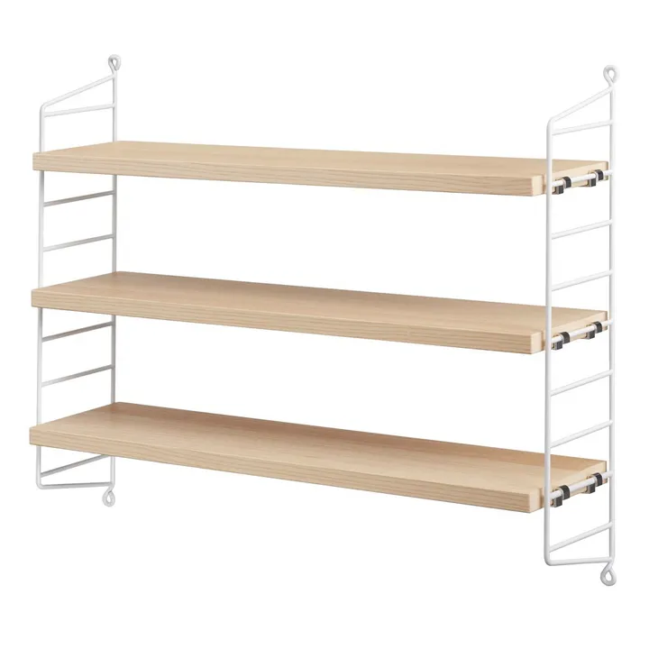String Furniture Étagère Pocket | Frêne