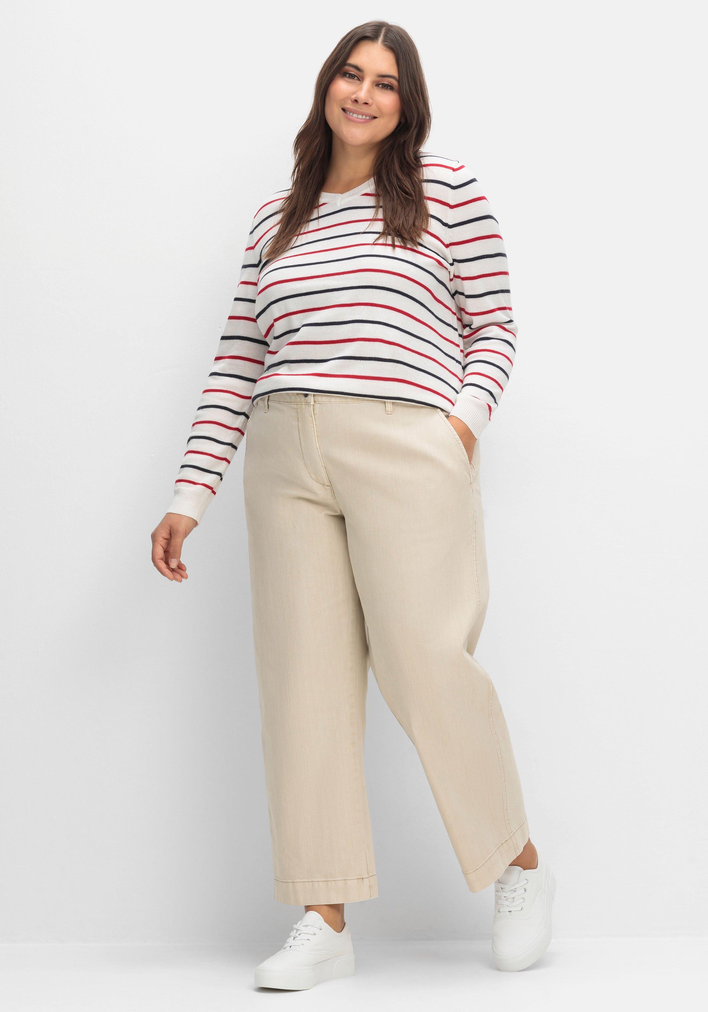 Culotte aus weichem Twill, in gewaschener Optik