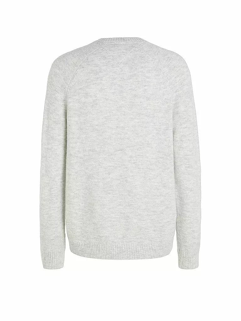 TOMMY JEANS Pullover hellgrau