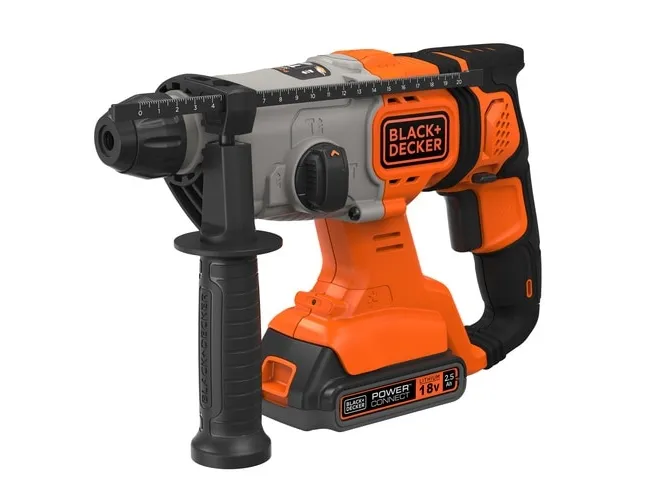 BLACK   DECKER cordless combination hammer BCD900E2K, 18Volt, rotary hammer