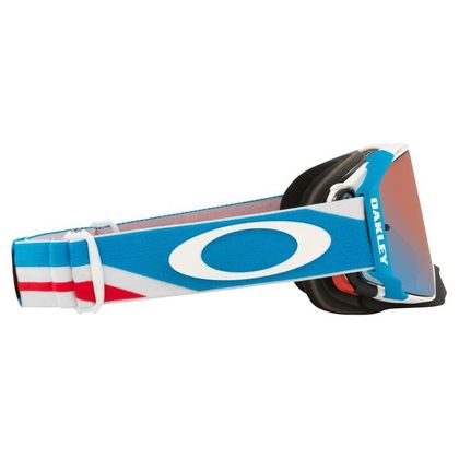 Masque cross Oakley AIRBRAKE MX CHASE SEXTON SIGNATURE ECRAN SAPHIRE 2023 - Blanc / Bleu