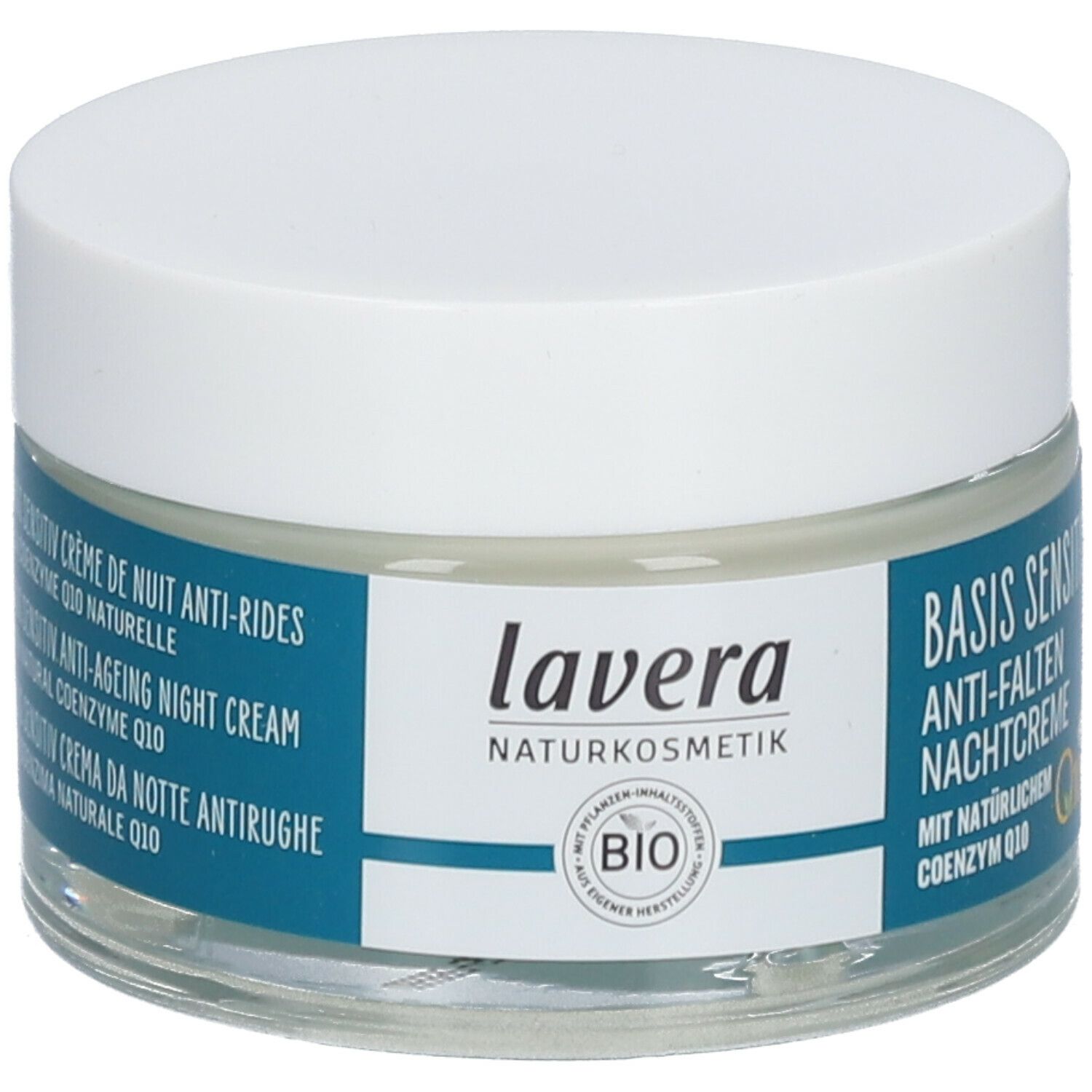 lavera BASIS SENSITIV ANTI-FALTEN NACHTCREME