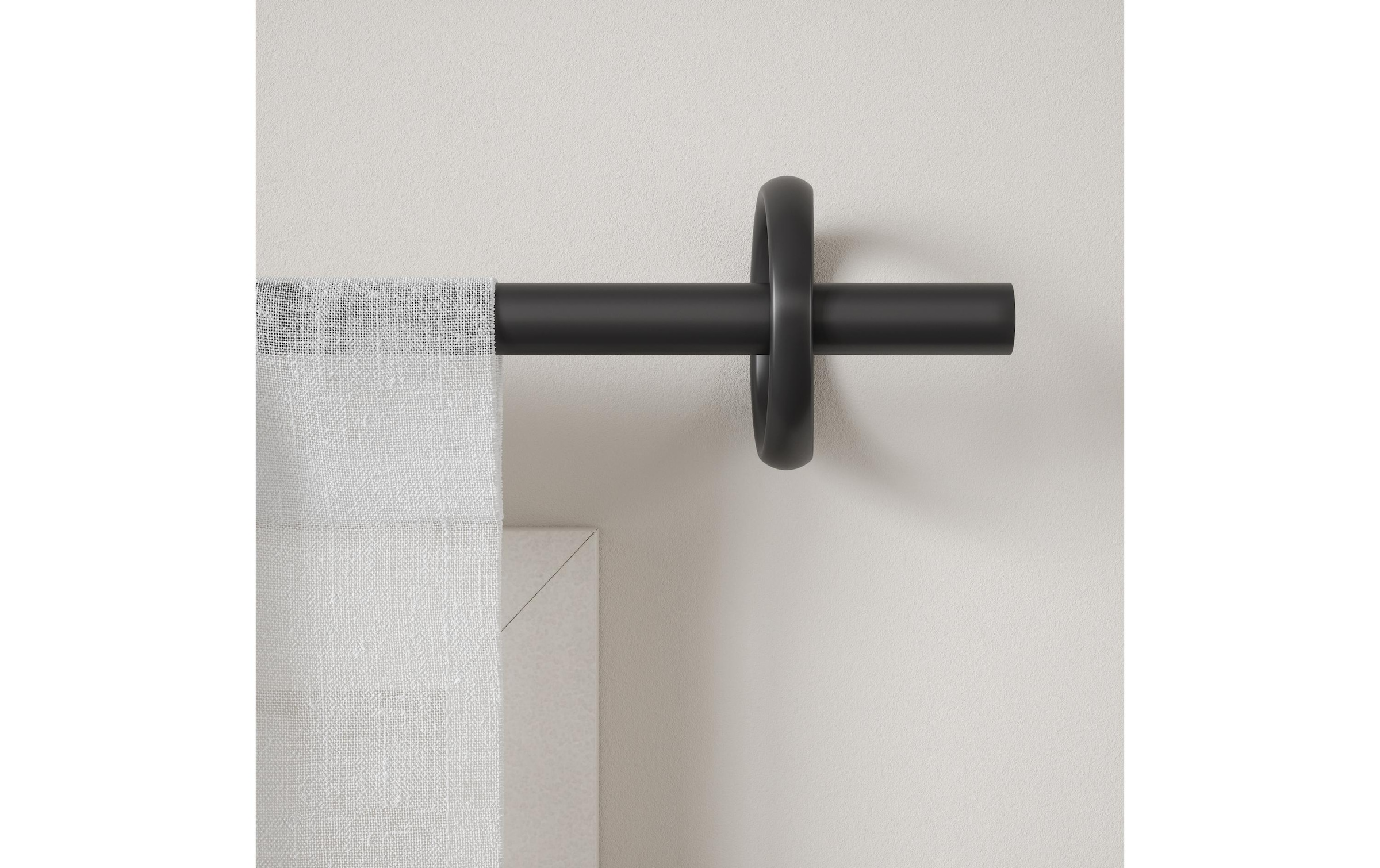 Umbra Vorhangstange »Ringlet 107 - 305 cm, Schwarz matt«