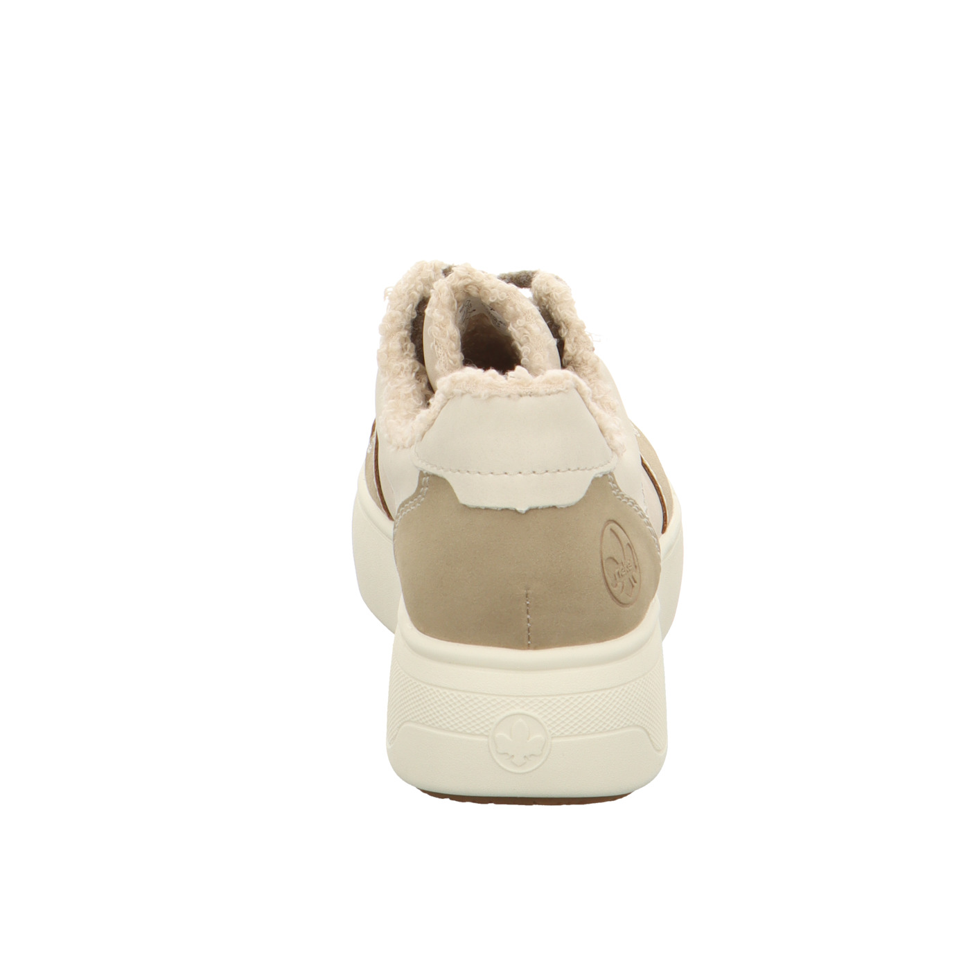Schnürschuhe beige