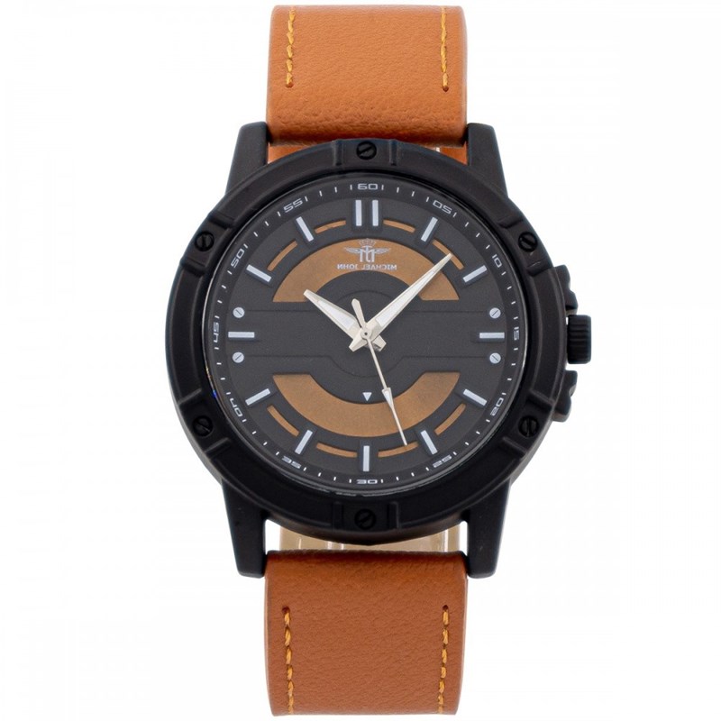 Montre Homme M. JOHN bracelet Cuir Marron