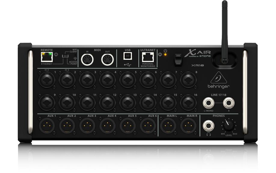 Mischpult X AIR XR18<br>Digitales Mischpult für Android und iPad Tablets