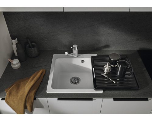 Blanco NAYA 45 spoelbak, 465 x 510 mm, zacht wit, 527126