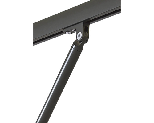 SCALA luifelframe RAL 8022 zwartbruin 120x90 cm stofdesign 3914