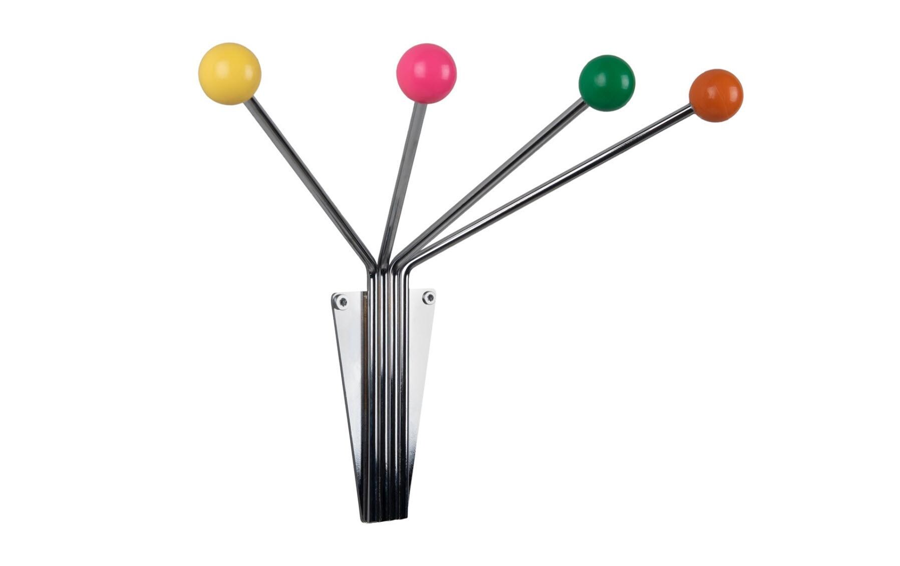 Wandhaken Neptune Small 4 Haken, MehrfarbigGarderobenhaken