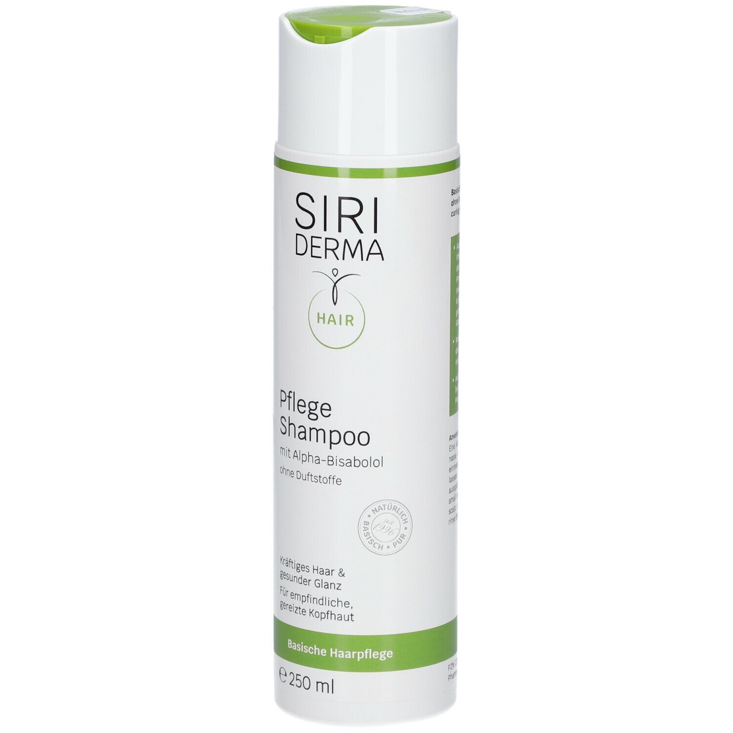 SIRIDERMA Pflege Shampoo ohne Duftstoffe