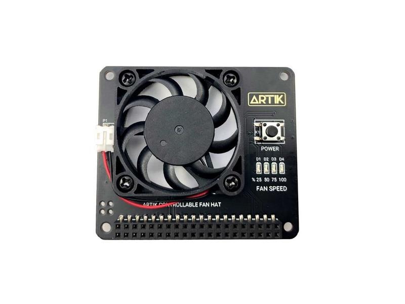 Raspberry Pi Lüfter Hat für Raspberry Pi 4 Fan-Hat mit 40 mm Lüfter