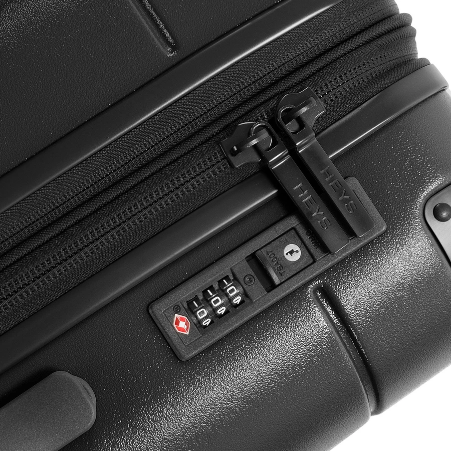 Heys Zen - 4-Rollen-Kabinentrolley S 54.5 cm erw. black