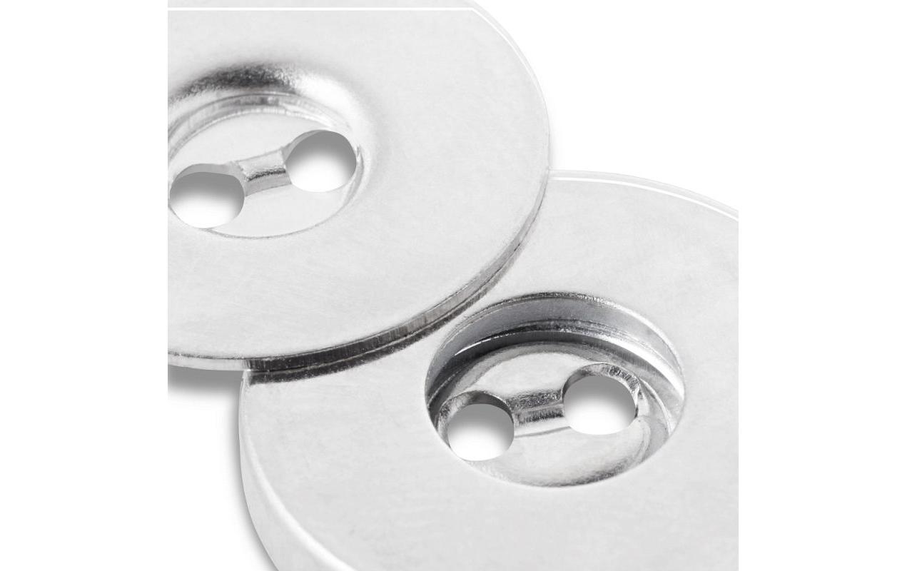 Knöpfe Magnet-Annähknopf Silber, 19 mmKnöpfe aus Metall zum Annähen