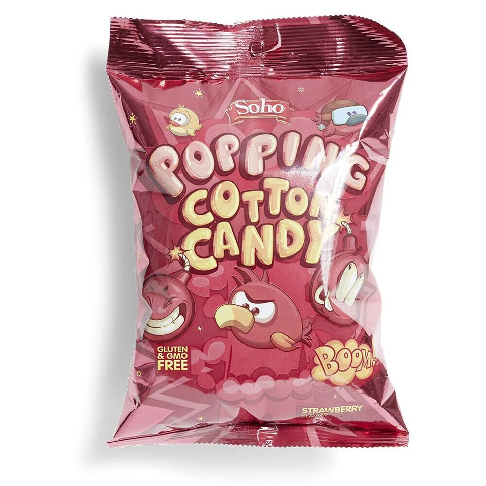 Barbe à papa pétillante Soho saveur fraise 75g