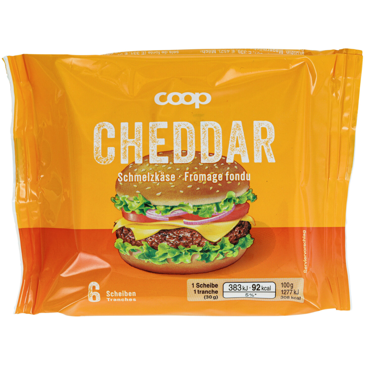 Cheddar Schmelzkäescheiben -