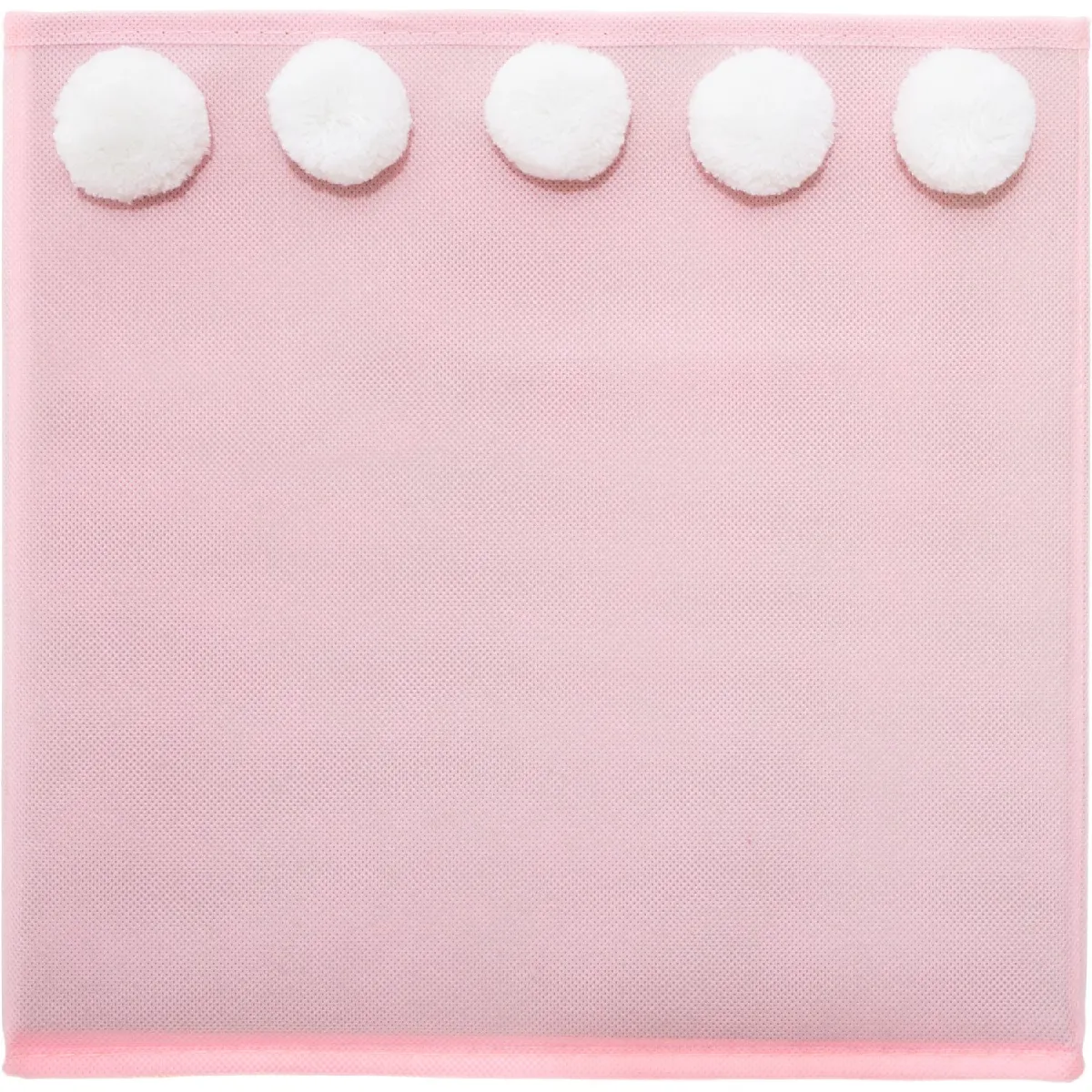 Atmosphera, Createur D'Interieur Atmosphera Bac de rangement à Pompons - Rose