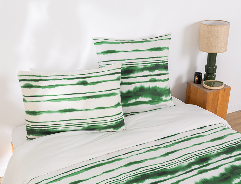 Linge de lit-Nuances de vert