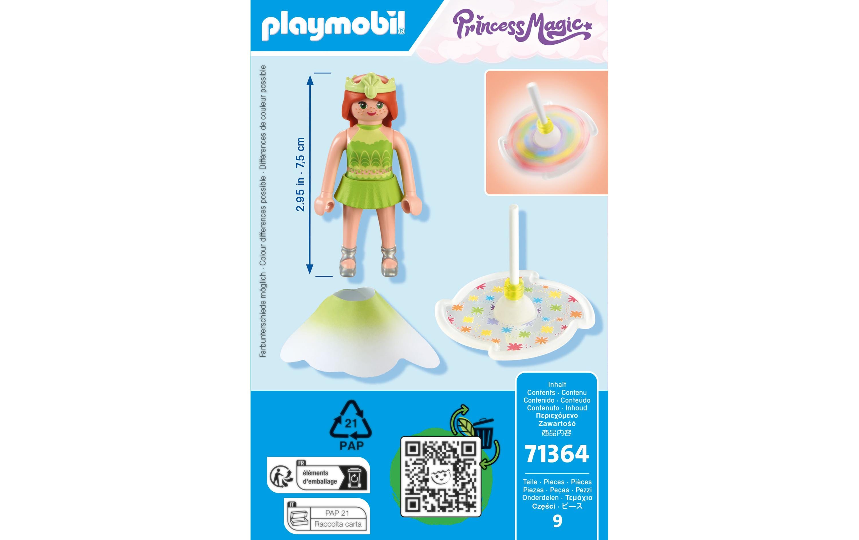 Princess Magic Himmlischer Regenbogenkreisel mit PrinzessinKleines Prinzessinnen-Spielset