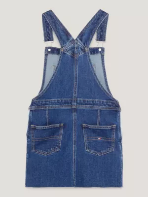 Vestido jardineira jeans