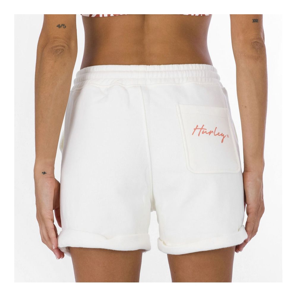Hurley OCEANCARE SCRIPT - Short Femme marshmallow