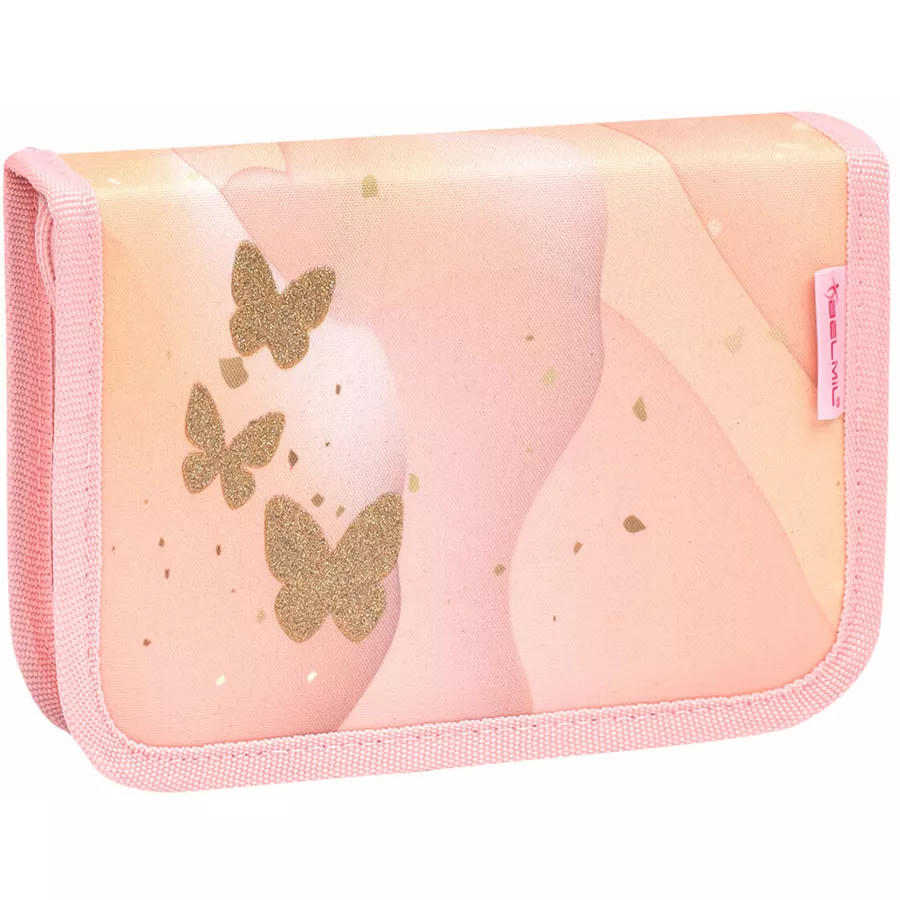 Belmil Schulranzen Mini Fit Schulranzen Set 4-teilig mit Brustgurt Marble