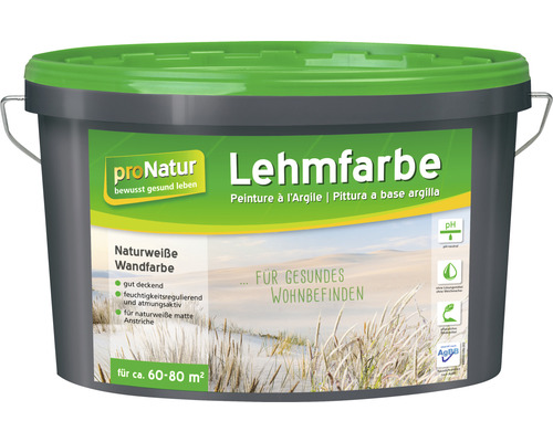 pronatur leemverf natuurwit 10 l