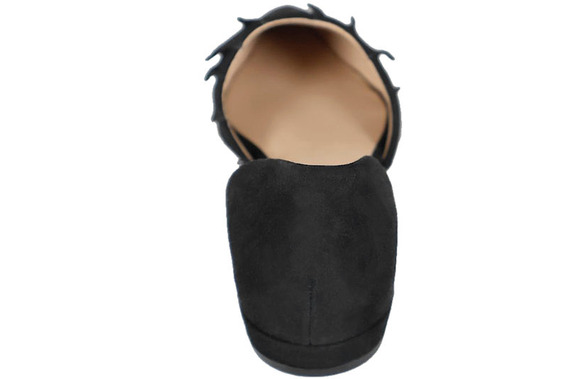 COPENHAGEN SHOES NEW ROMANCE BALLERINA I SORT RUSKIND