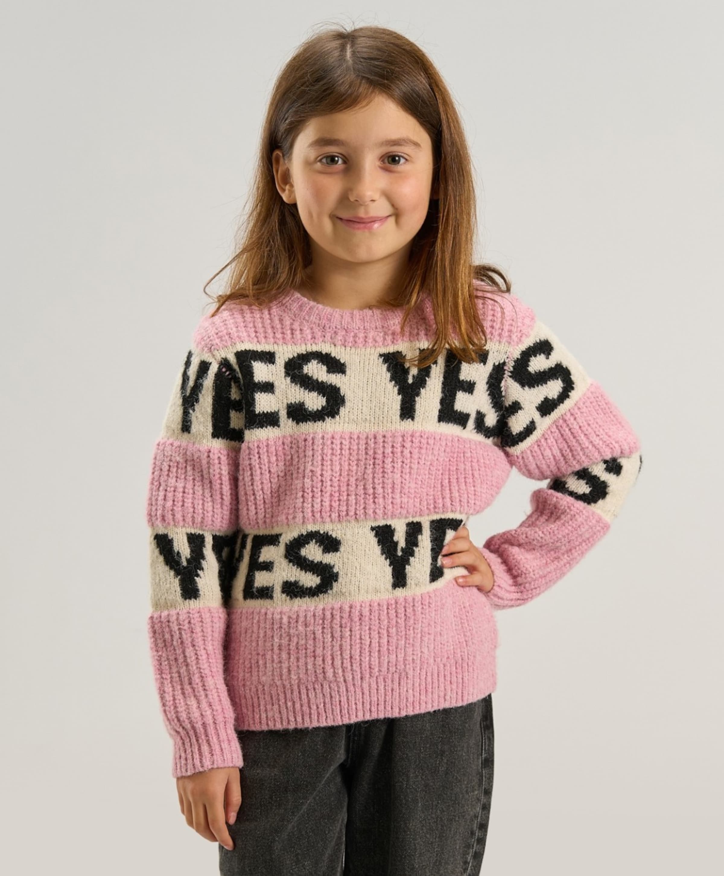 THE NEW Meisjes trui roze