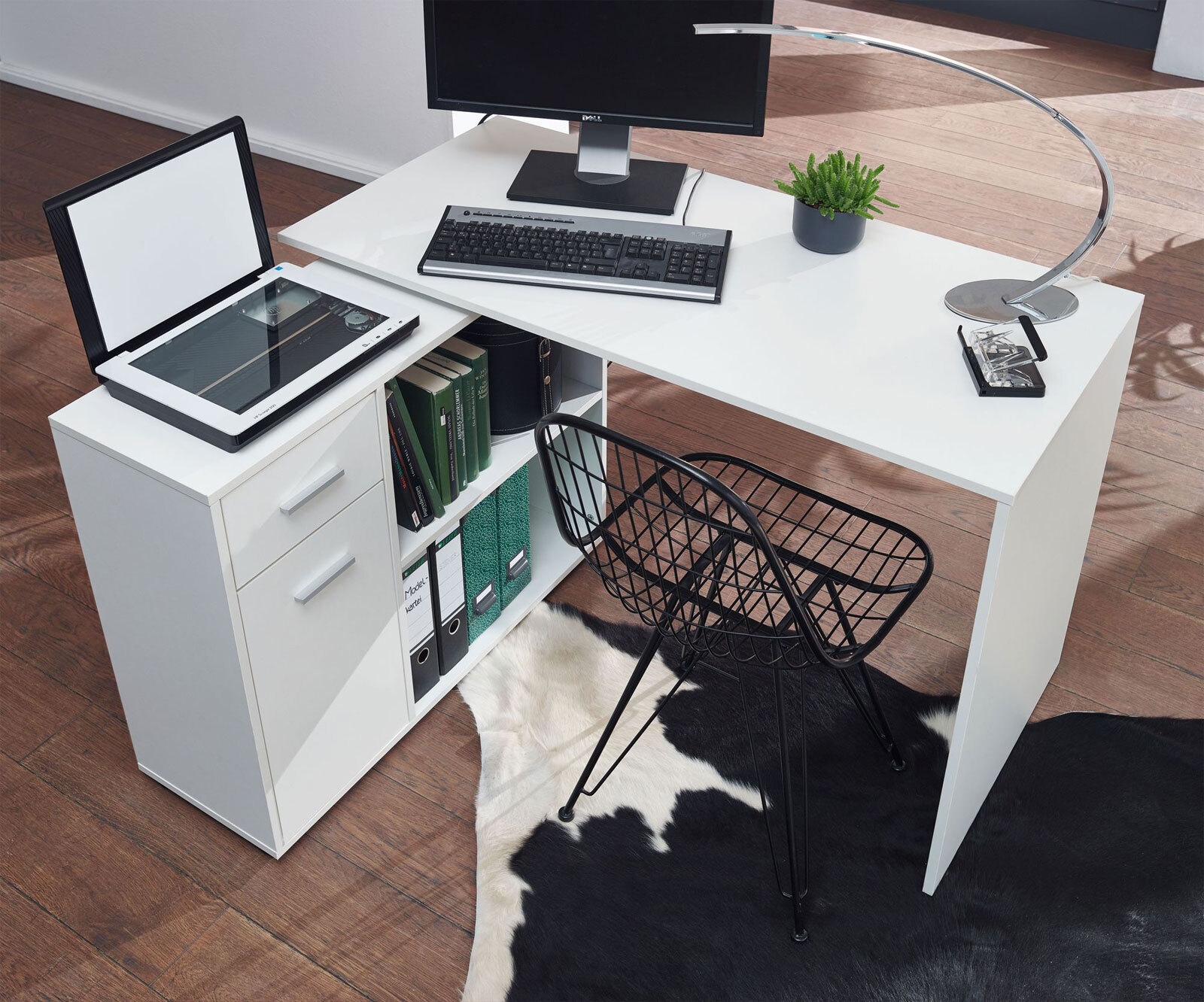 Winkelschreibtisch 120 x 107 cm