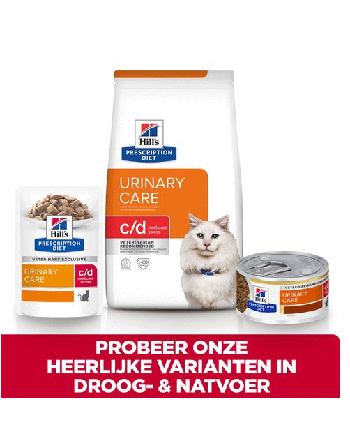 Hill's Prescription Diet C\/D Multicare Stress Urinary Care Zak Zeevis - Kattenvoer