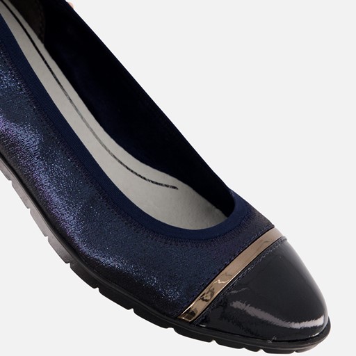 Tamaris Joya Ballerina's blauw Synthtisch
