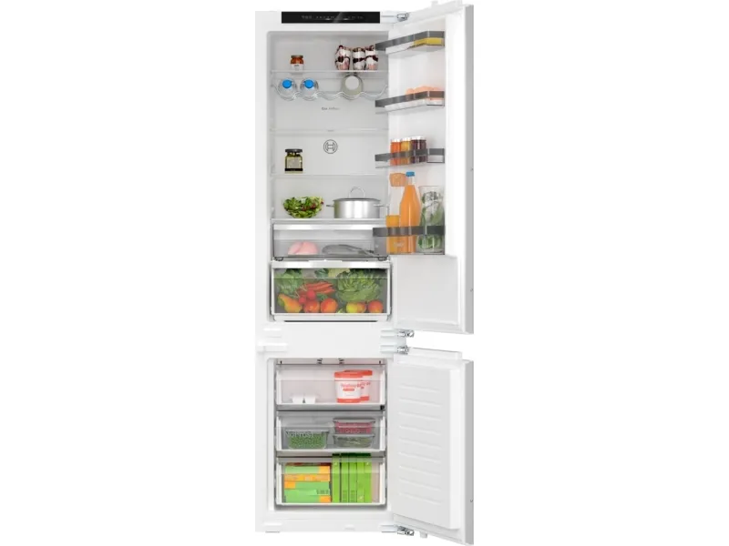 Bosch Serie | 4 KIN96VFD0 - Køleskab/fryser - bund-fryser - til indbygning - niche - bredde: 56 cm - dybde: 55 cm - højde: 194 cm - 290 liter - Klasse D
