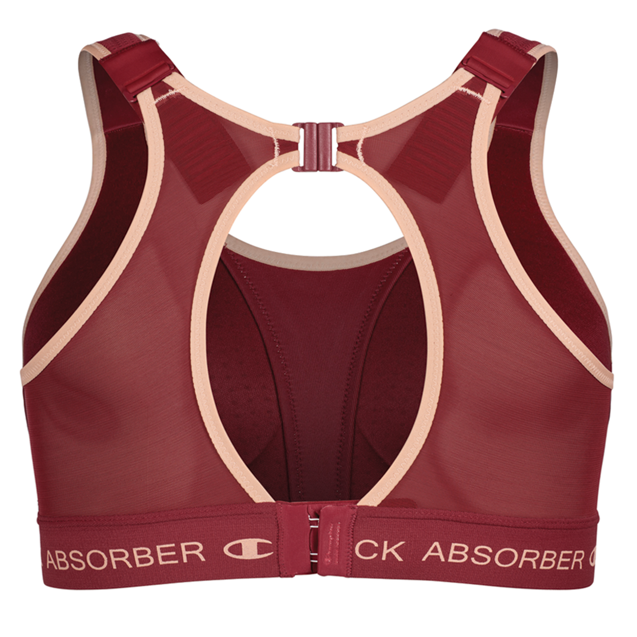 shock absorber ultimate run bra padded 06s7 619 u10057 ps187 tibetan red peach