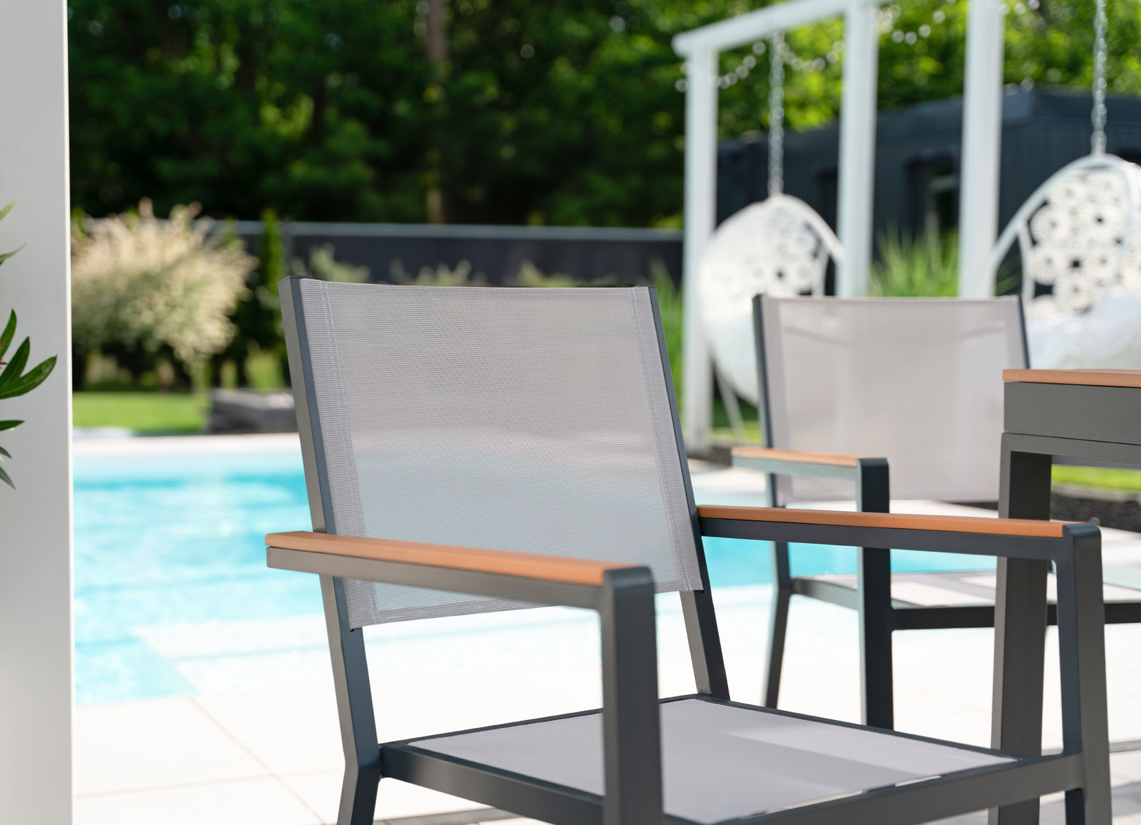 Home Deluxe Garten-Sitzgruppe CANTOS SEDIA in Holzoptik