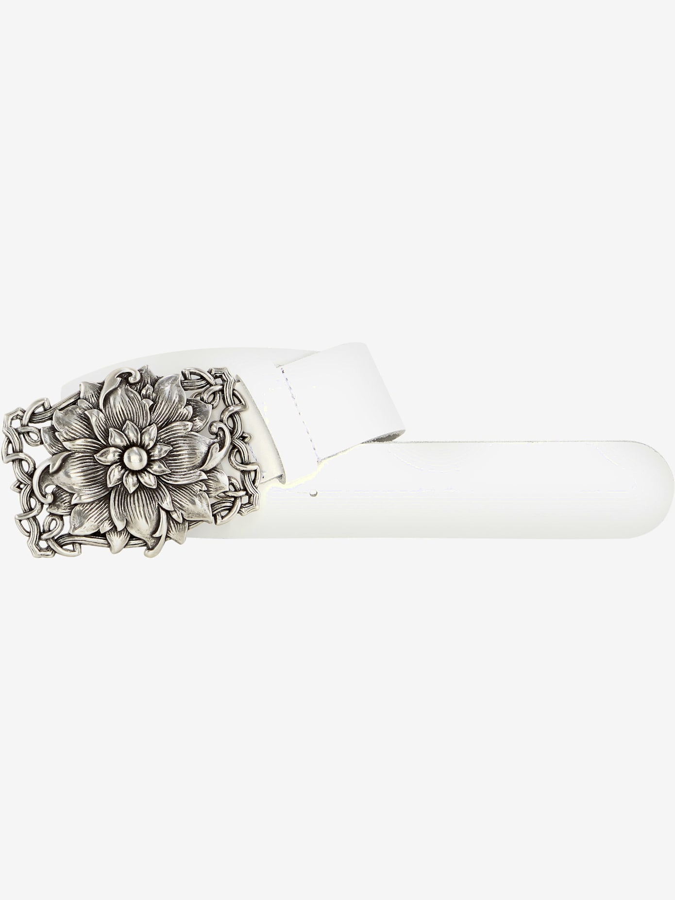 Ceinture boucle métallique décorative