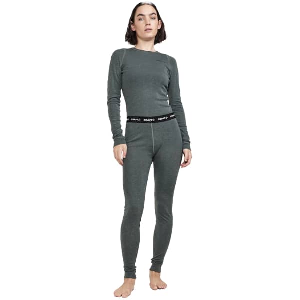 T-shirt thermique CRAFT CORE WOOL MERINO LS TEE W JUNIPER-MELANGE