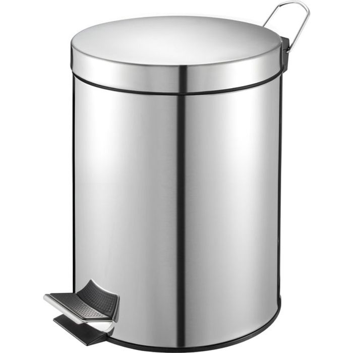 Vepa Bins Afvalbak Pedaalemmer Rond 5 Liter RVS (VB222205R)