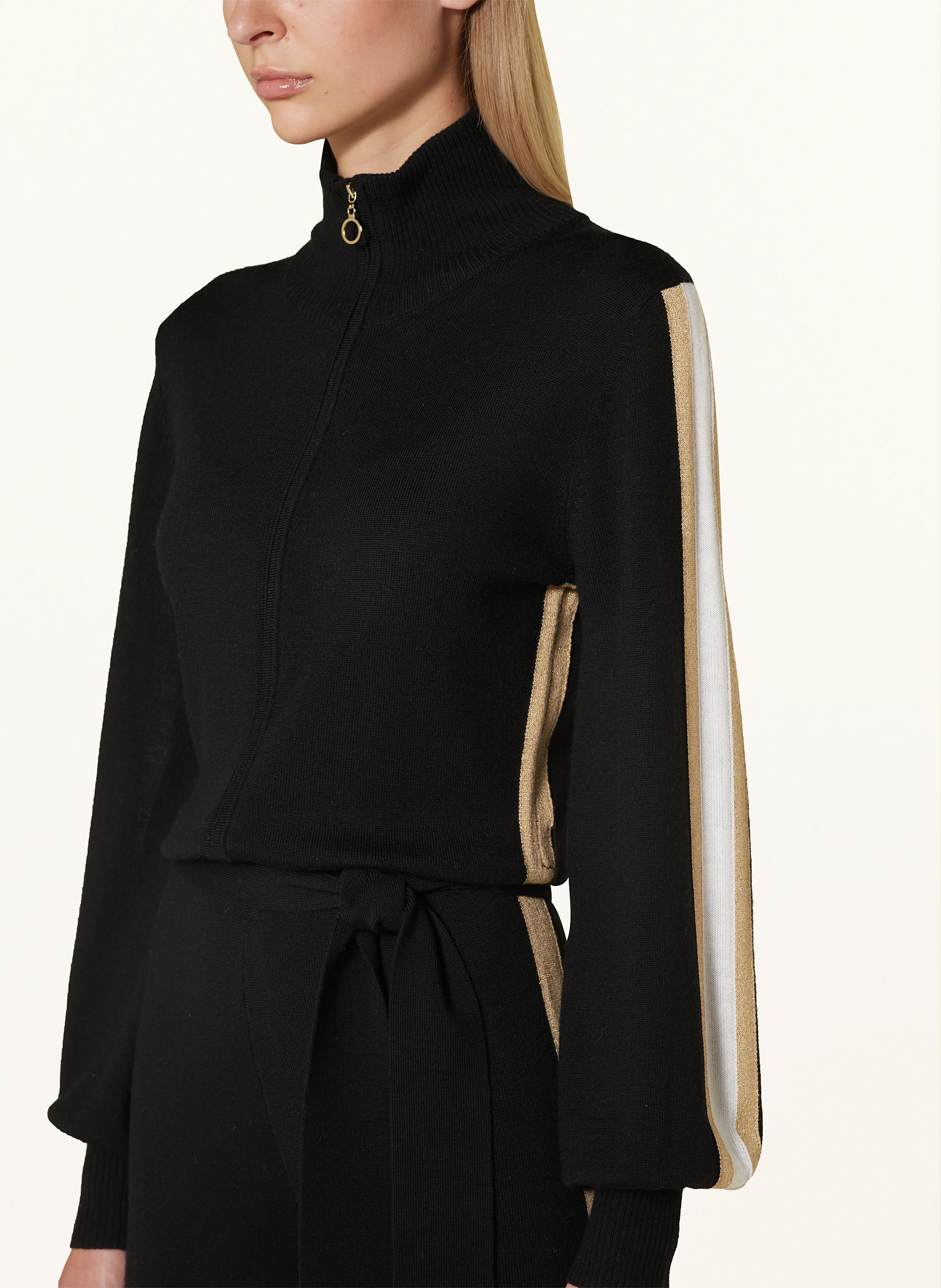 WE NORWEGIANS Strick-Jumpsuit GEILO aus Merinowolle mit Glitzergarn