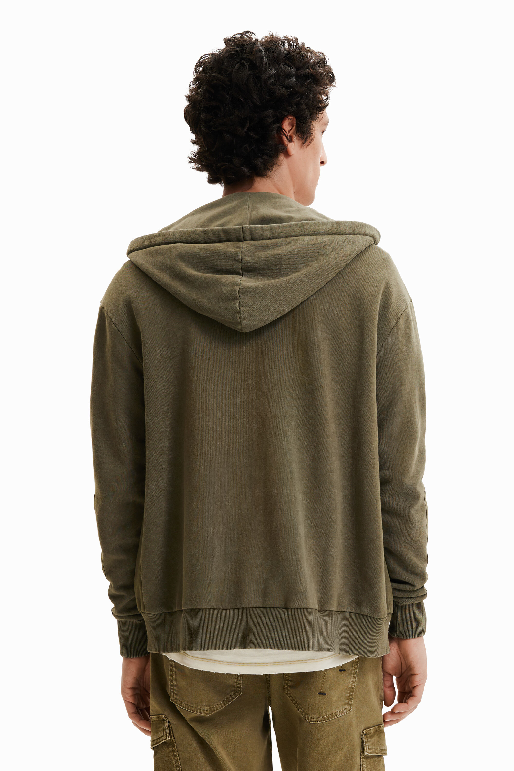 Sweat-shirt capuche fermeture Éclair