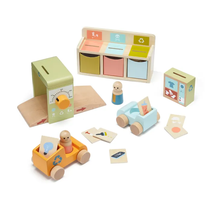 Kid's Concept Jeu centre de recyclage en bois