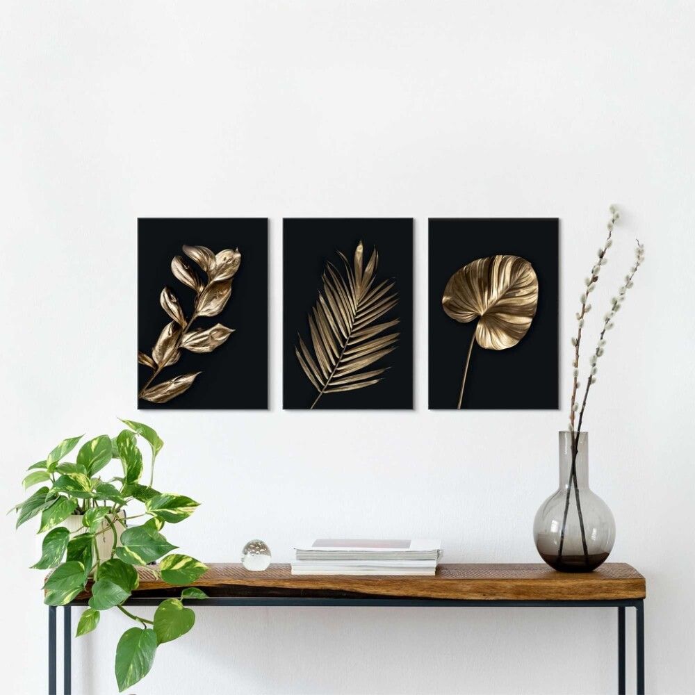 BILDE REINDERS BIG PALM 20X30CM SORT
